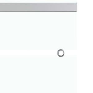 Skjutdörr med mjukstopp ESG-glas och aluminium 76x205 cm