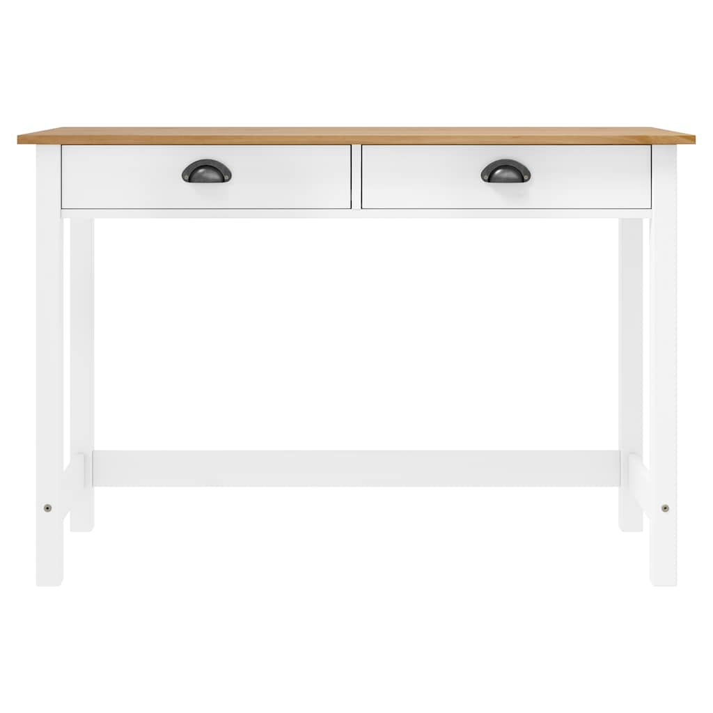 Avlastningsbord Hill med 2 lådor 110x45x74 cm massiv furu