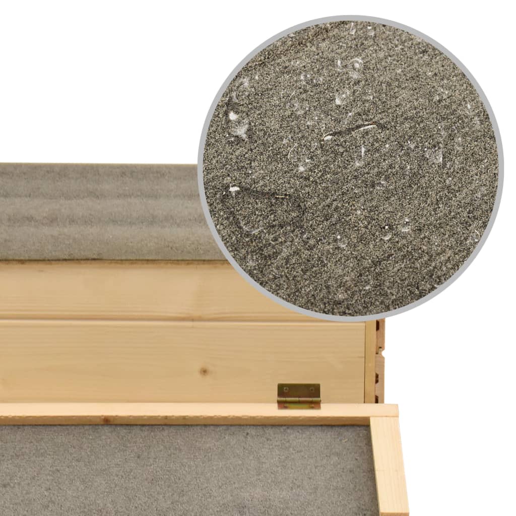 Hönsbur massiv fru 178x67x92 cm