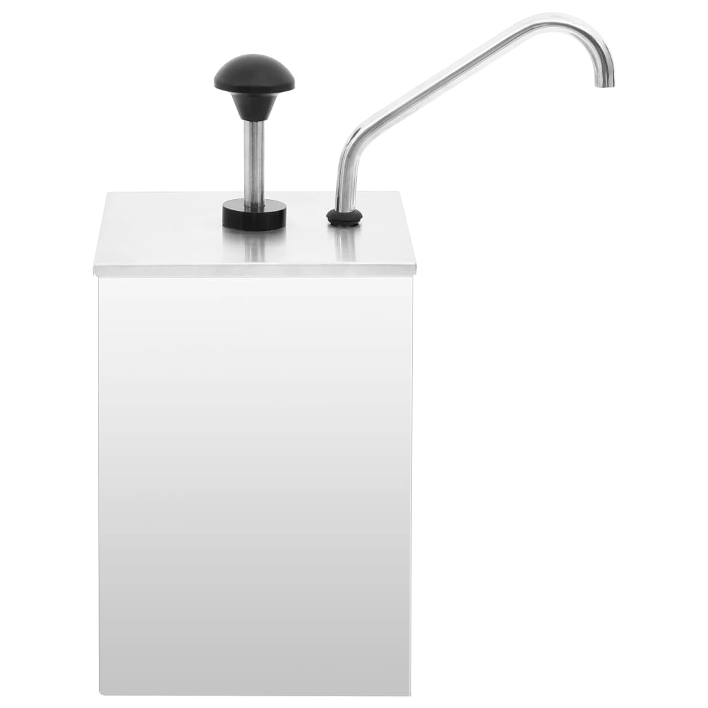 Dressingbehållare rostfritt stål 3,5 L