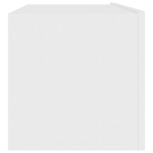 TV-bänk vit 100x30x30 cm konstruerat trä