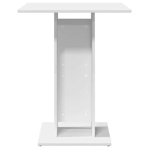 Cafébord vit 60x60x75 cm konstruerat trä