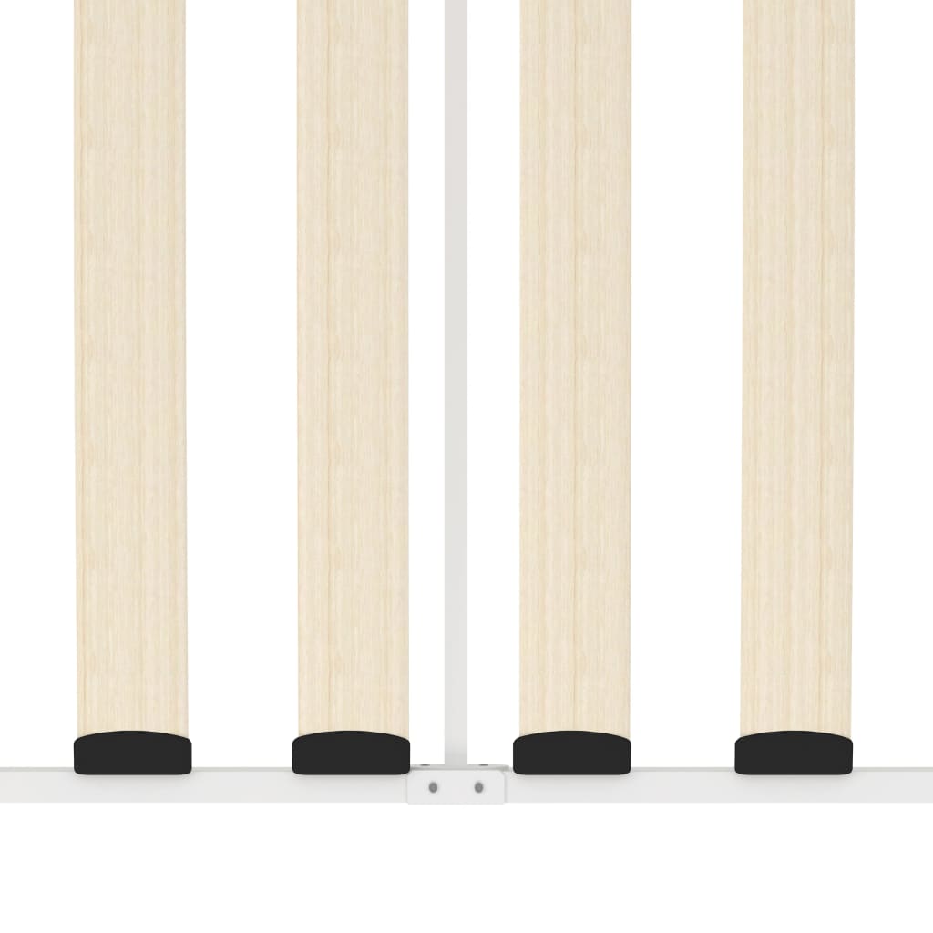 Dagbädd utan madrass vit metall 90x200 cm