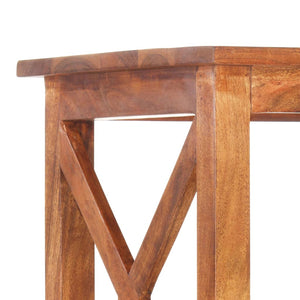 Bokhylla 60x30x160 cm massivt akaciaträ honungsfinish