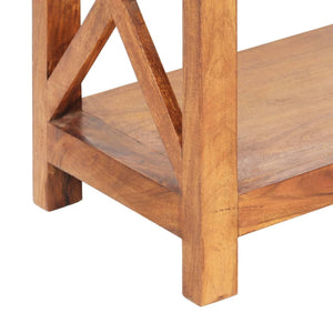 Bokhylla 60x30x160 cm massivt akaciaträ honungsfinish