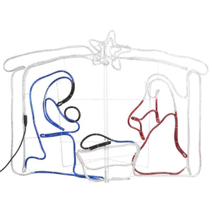 Juldekoration julspel 240 LED 116x41x87 cm