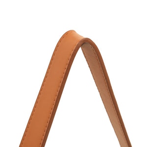 Väggspegel med rem 40 cm silver