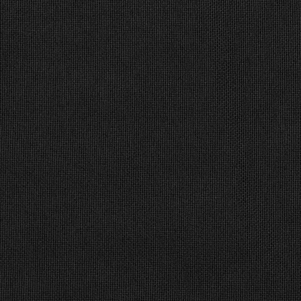 Mörkläggningsgardin med öljetter linnelook 2 st svart 140x225cm