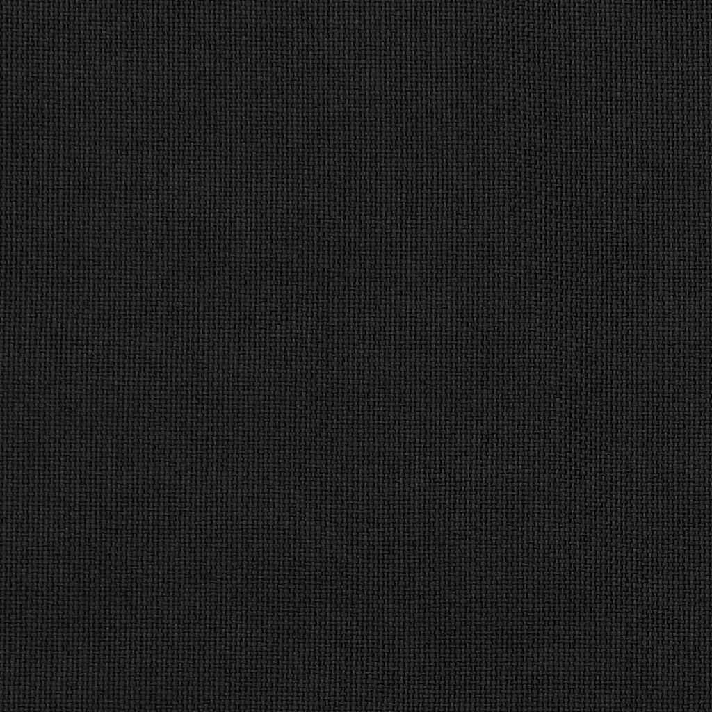 Mörkläggningsgardin med öljetter linnelook svart 290x245cm