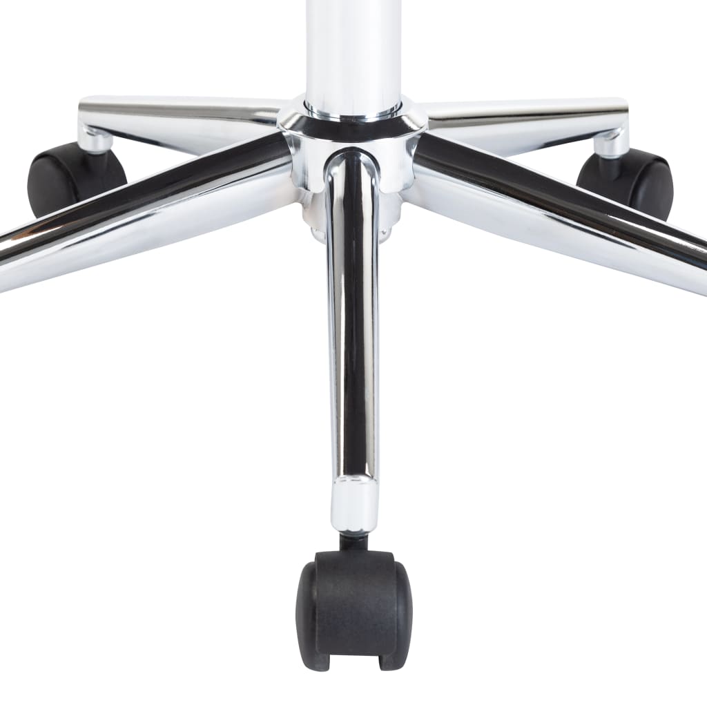 Snurrbara matstolar 2 st vit böjträ och konstläder