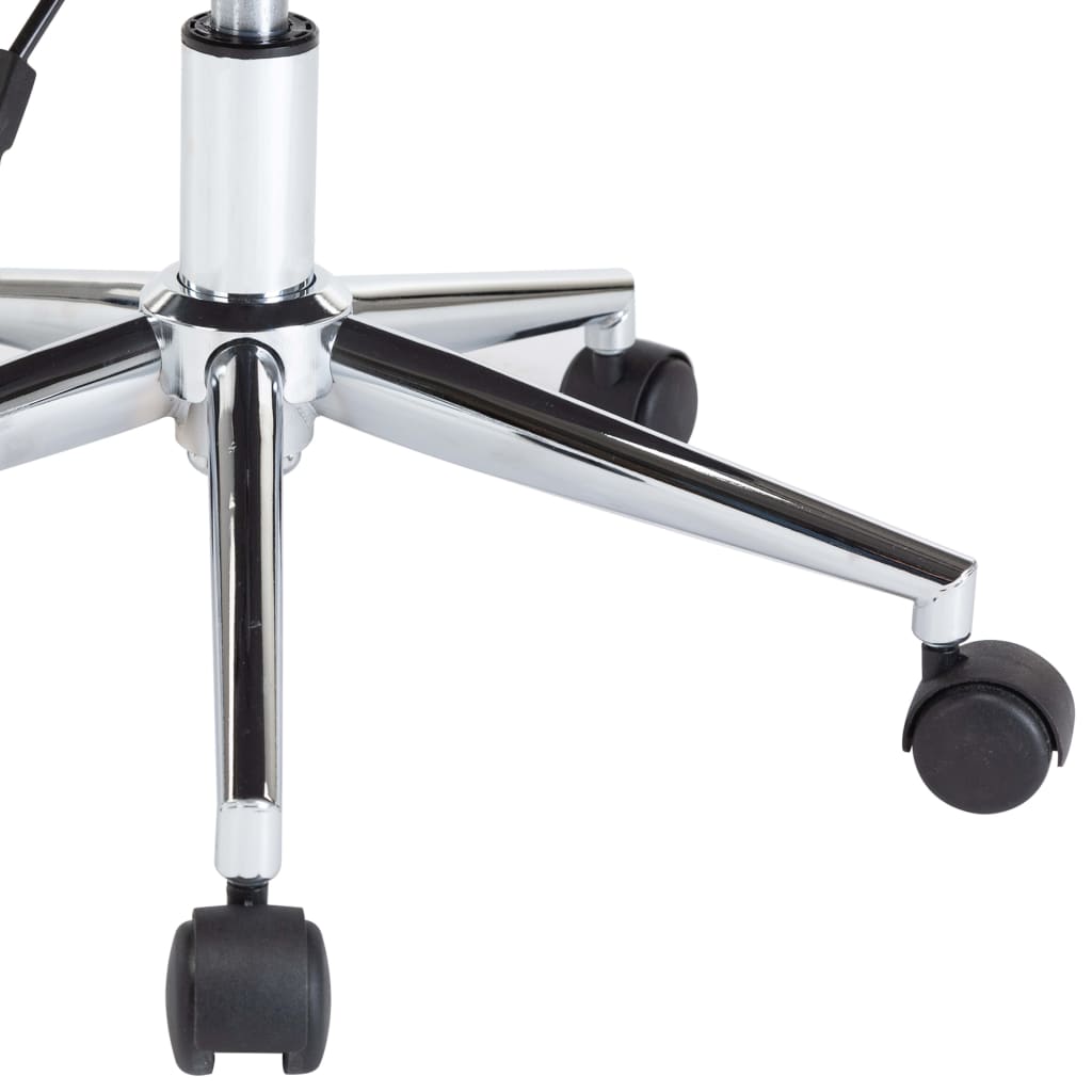 Snurrbara matstolar 4 st gräddvit böjträ och konstläder