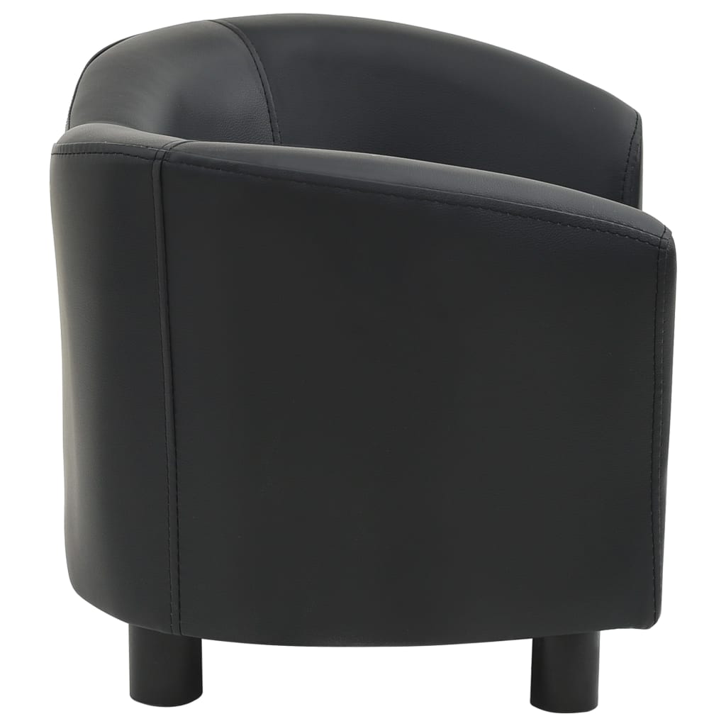 Hundsoffa svart 67x41x39 cm konstläder