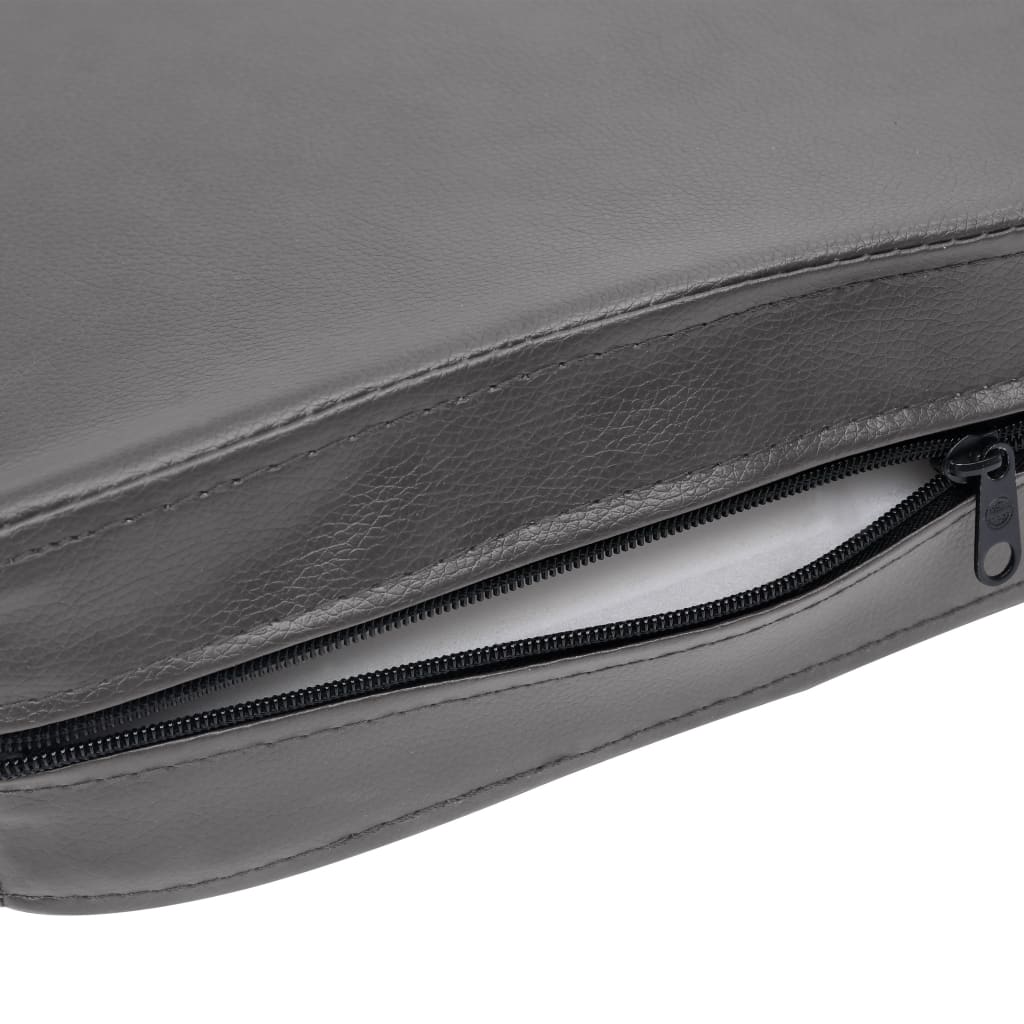 Hundsoffa grå 80x50x40 cm konstläder