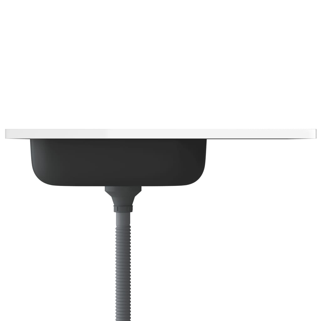 Diskho med avrinningsyta silver 800x500x155 mm rostfritt stål