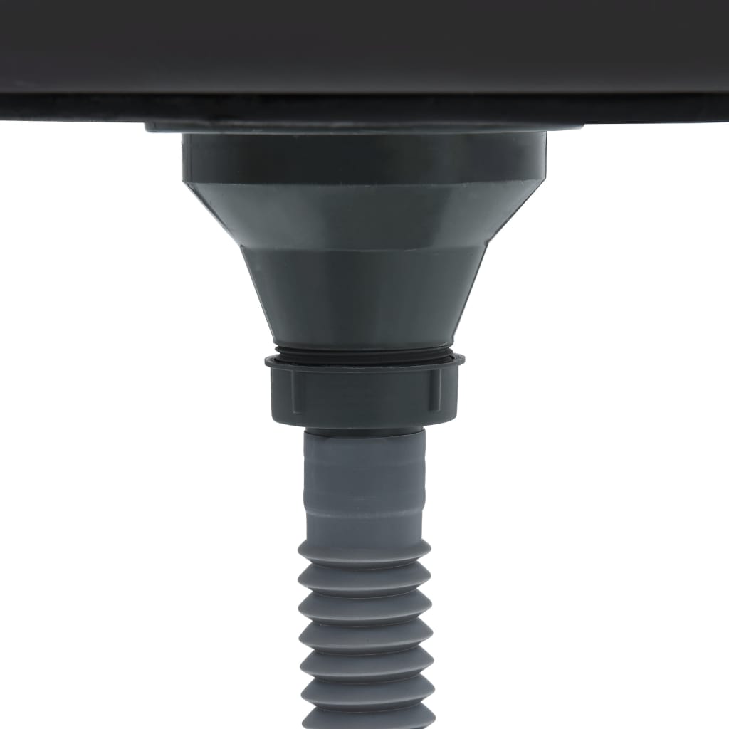 Diskho med avrinningsyta silver 800x500x155 mm rostfritt stål