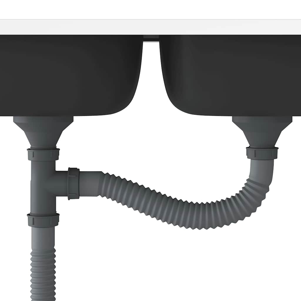 Dubbla diskhoar silver 800x500x155 mm rostfritt stål