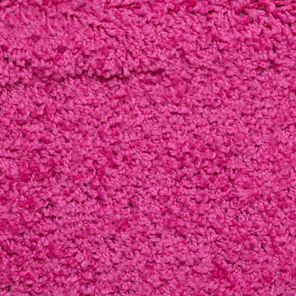 Trappmattor 15 st 65x21x4 cm rosa halvrunda stora