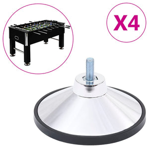 Fötter för fotbollsbord 4 st krom M10