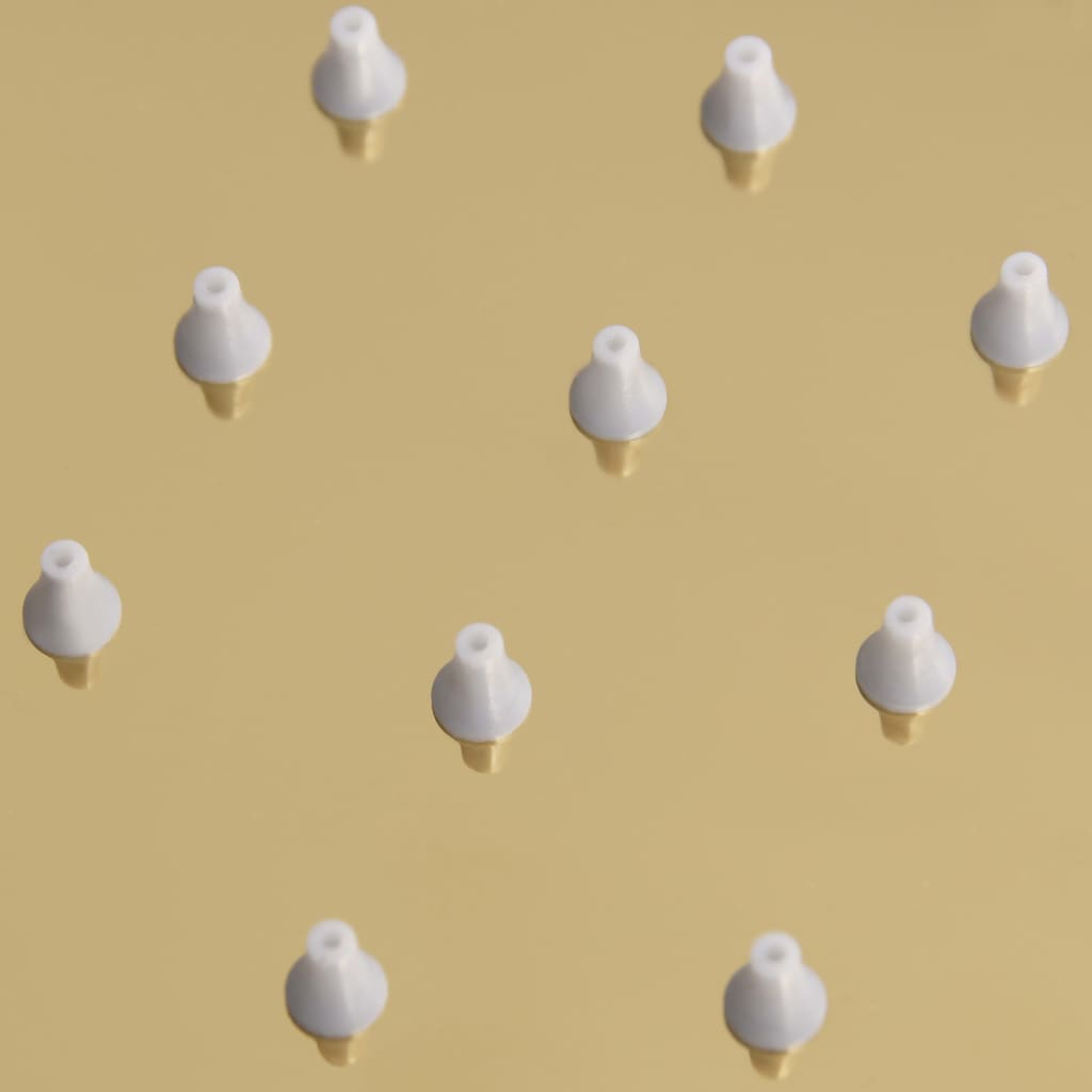 Takduschhuvud rostfritt stål 40x40 cm fyrkantigt guld