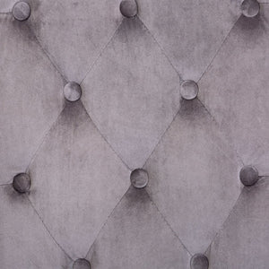 Matstolar 2 st grå sammet