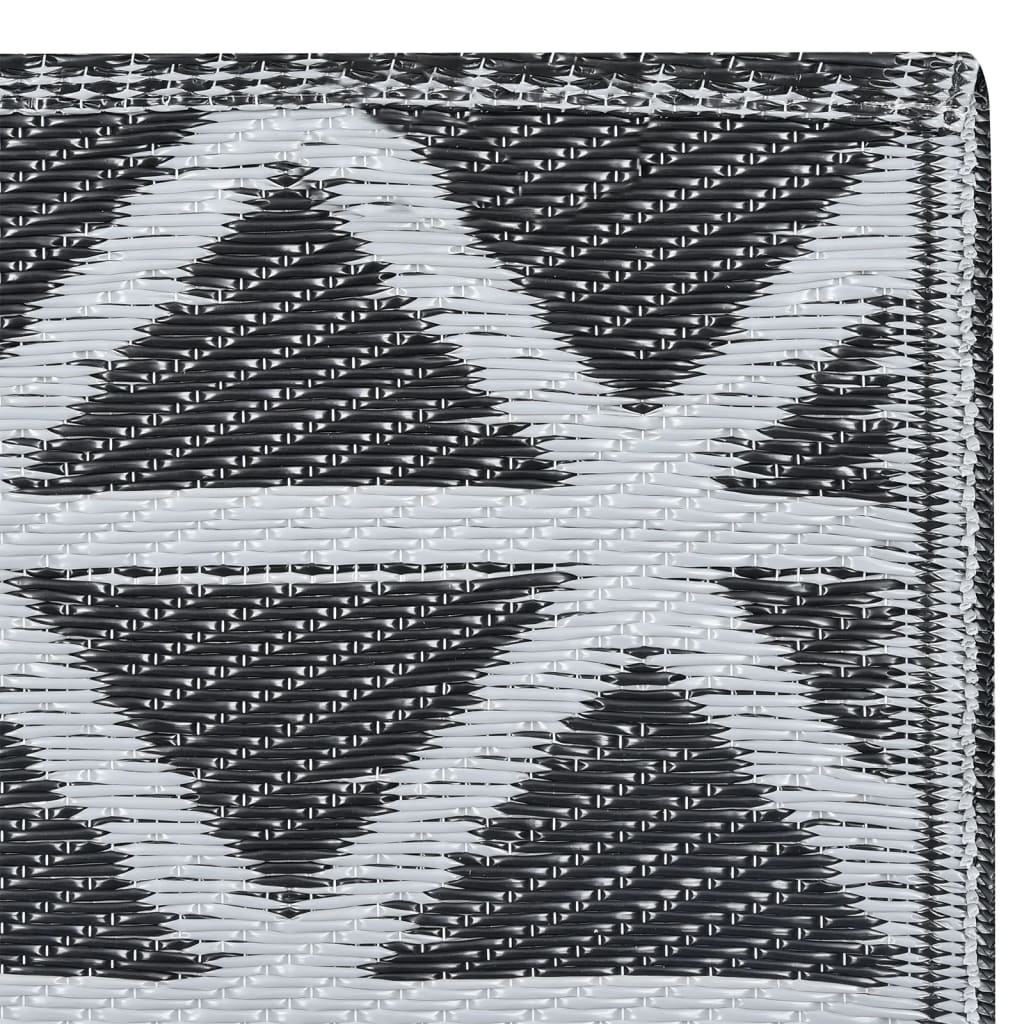 Utomhusmatta ARAKIL svart 80x150 cm PP