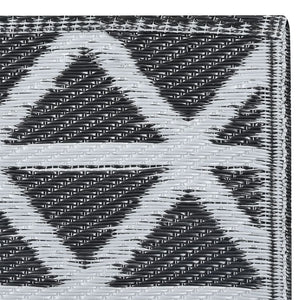 Utomhusmatta ARAKIL svart 80x150 cm PP