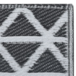 Utomhusmatta ARAKIL svart 160x230 cm PP