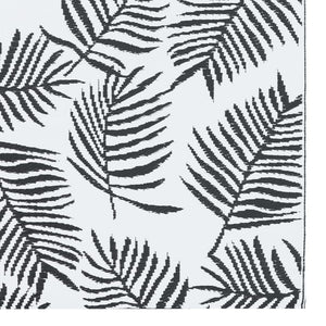 Utomhusmatta ARAKIL vit och svart 190x290 cm PP