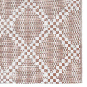 Utomhusmatta ARAKIL brun 120x180 cm PP