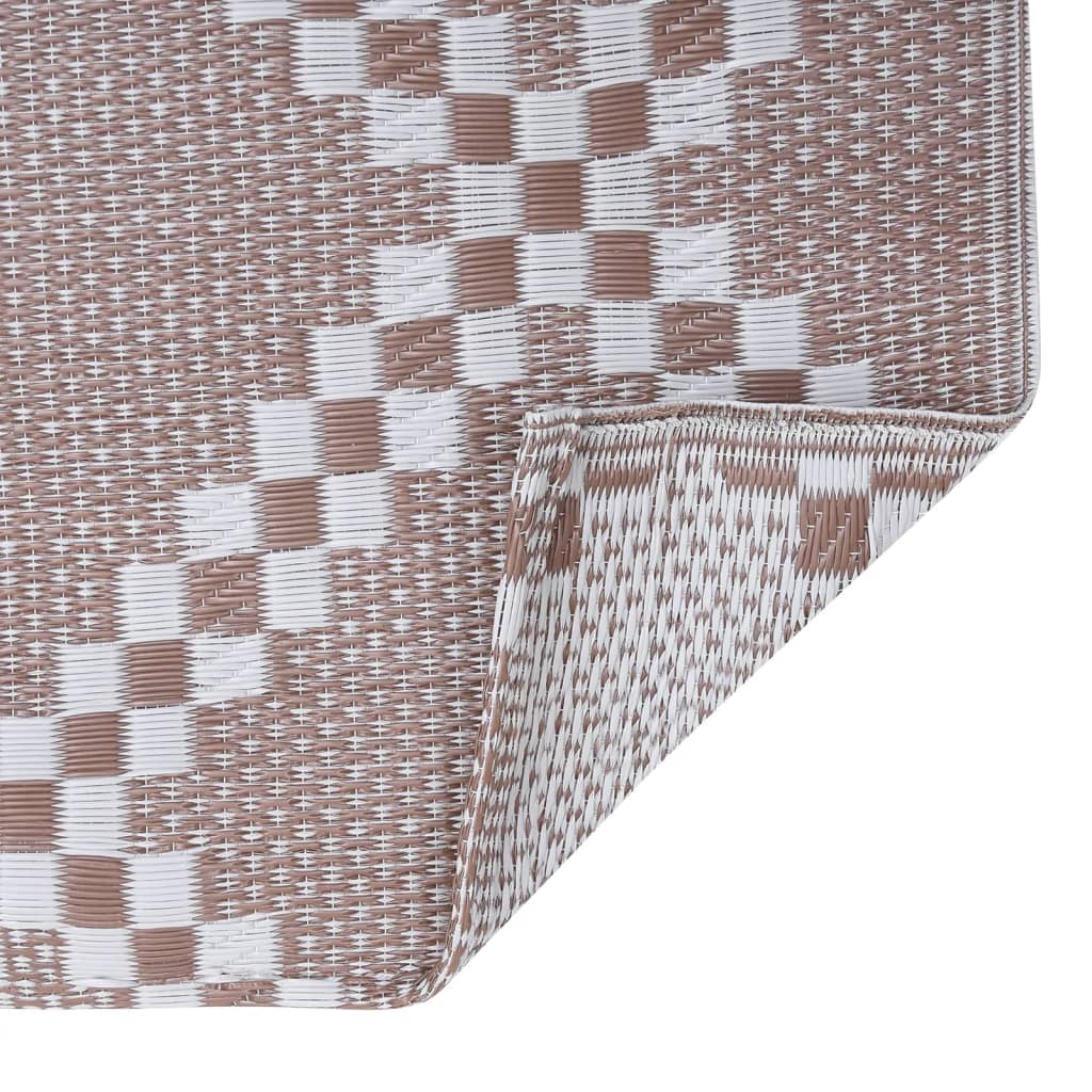 Utomhusmatta ARAKIL brun 120x180 cm PP