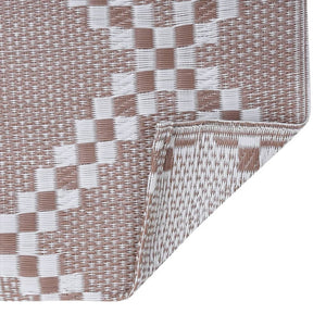 Utomhusmatta ARAKIL brun 160x230 cm PP