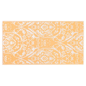 Utomhusmatta ARAKIL orange och vit 80x150 cm PP