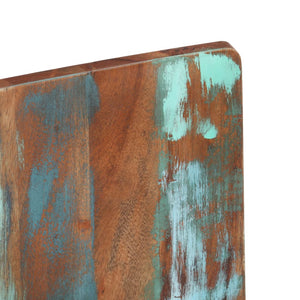 Matstolar 4 st massivt återvunnet trä