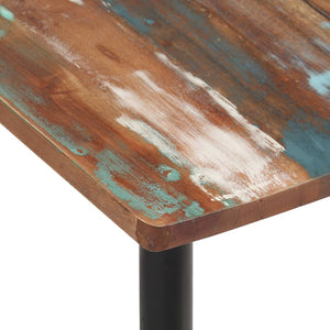 Matstolar 4 st massivt återvunnet trä