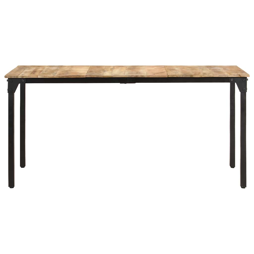 Matbord 160x80x76 cm grovt mangoträ