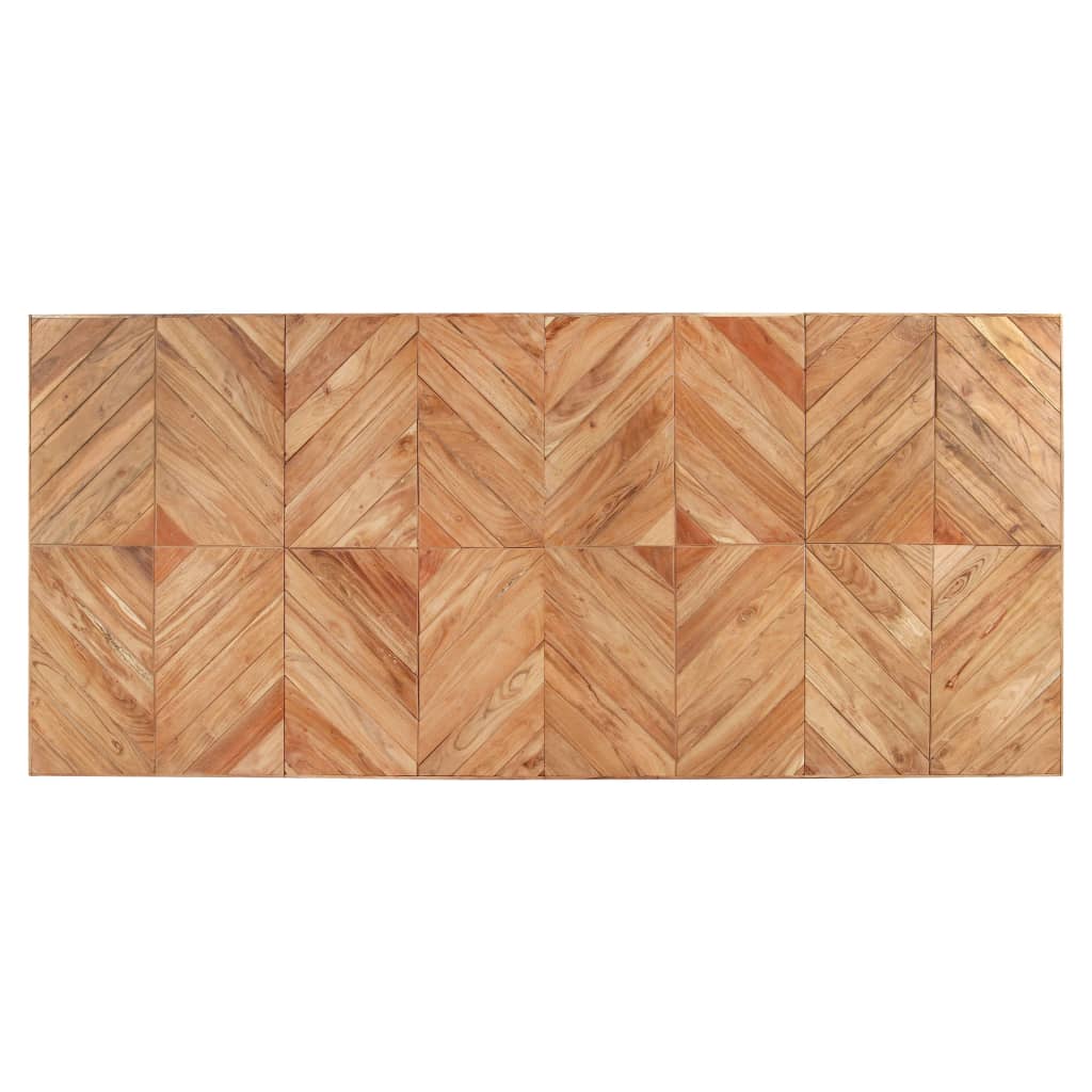 Matbord 200x90x76 cm massivt akaciaträ och mangoträ