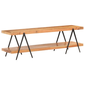 TV-bänk 160x40x50 cm massivt akaciaträ