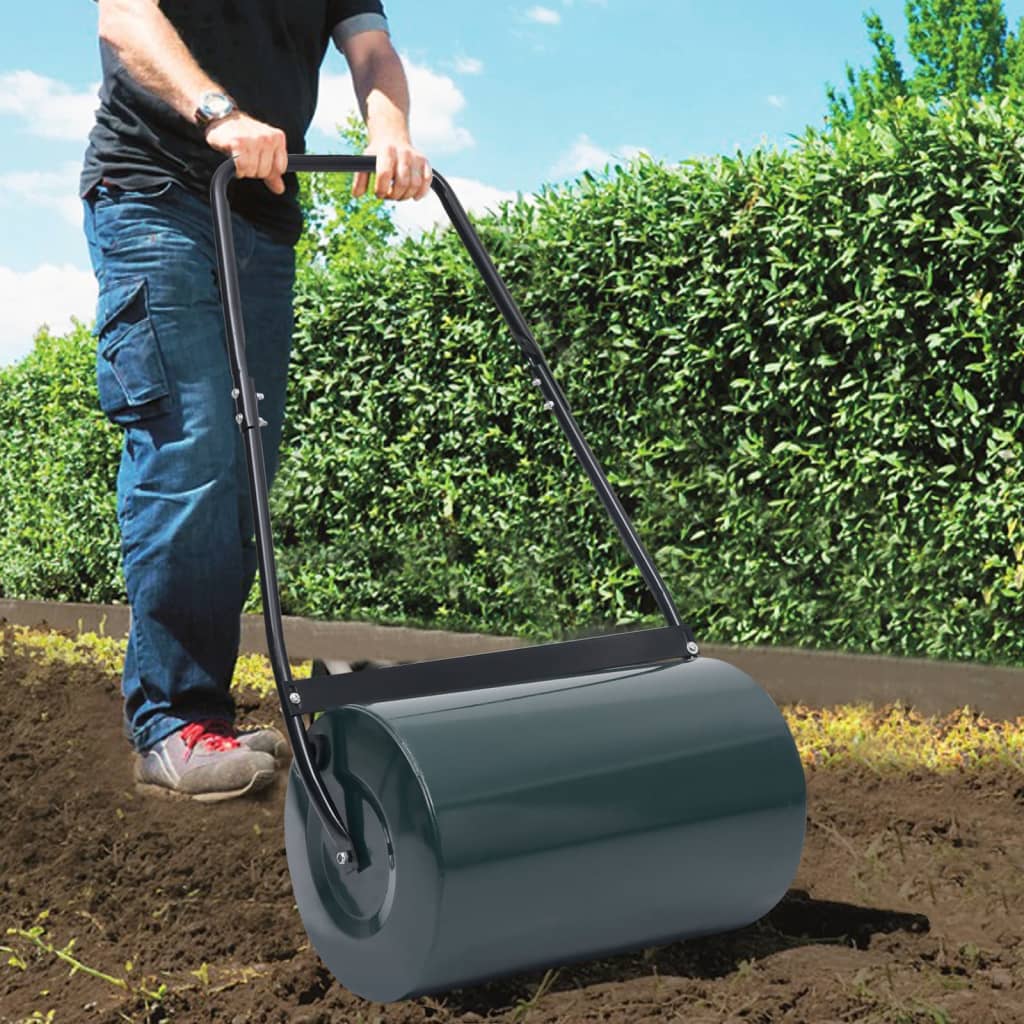 Trädgårdsvält grön och svart 63 cm 50 L
