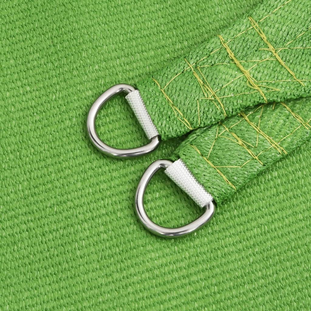 Solsegel 160 g/m² ljusgrön 4x4x5,8 m HDPE