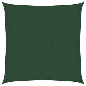 Solsegel 160 g/m² mörkgrön 2,5x2,5 m HDPE
