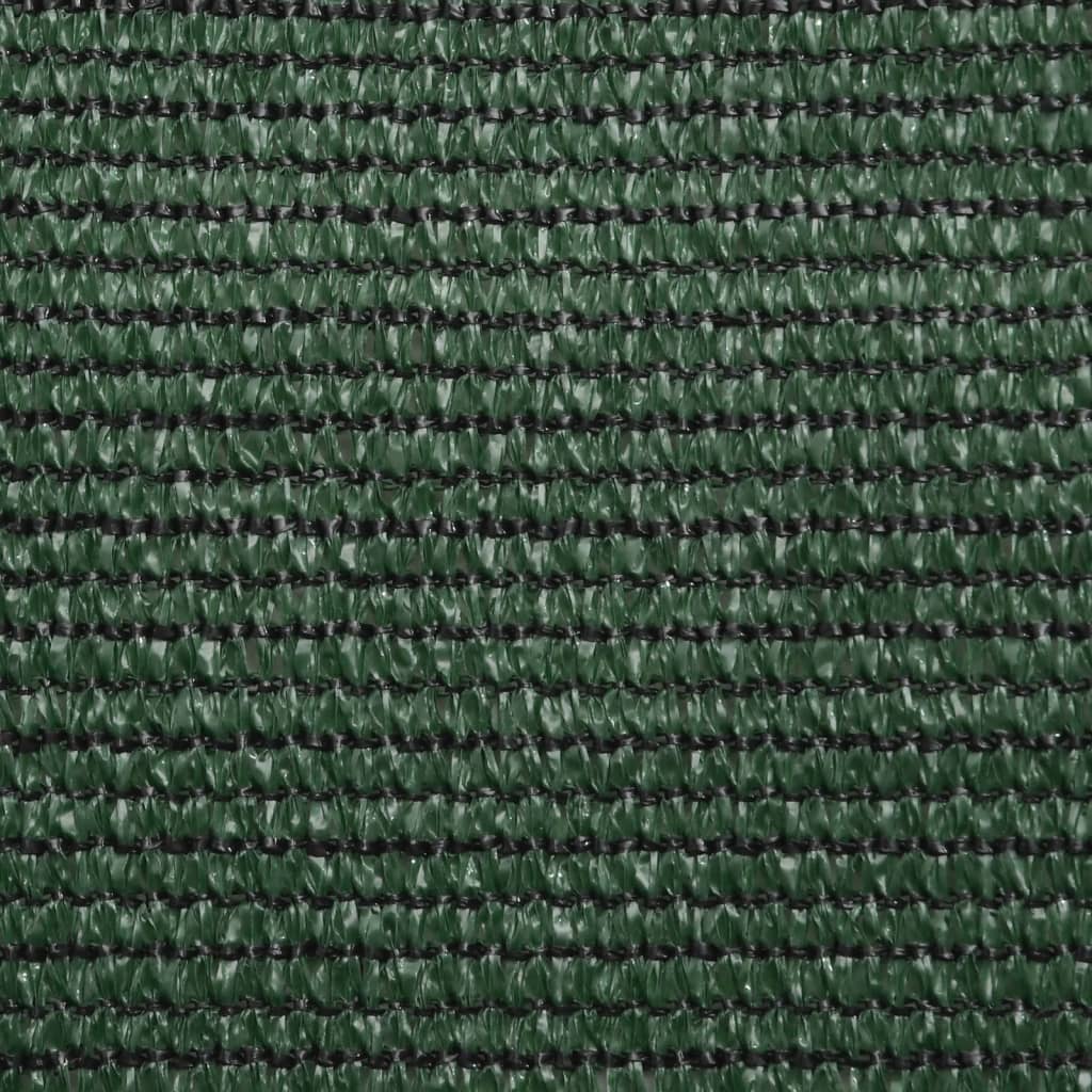 Solsegel 160 g/m² mörkgrön 2,5x2,5 m HDPE