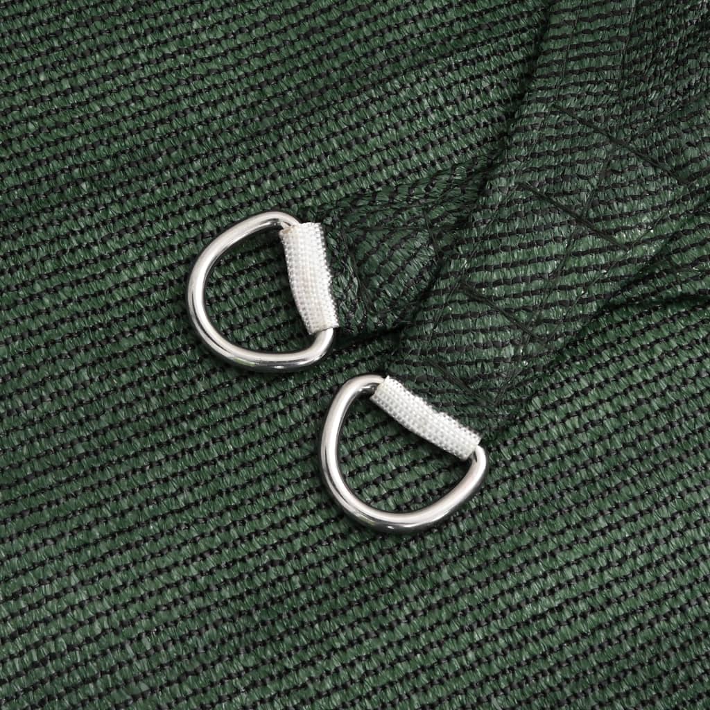 Solsegel 160 g/m² mörkgrön 2,5x3 m HDPE