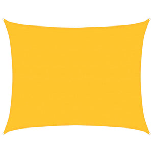 Solsegel 160 g/m² rektangulär gul 6x7 m HDPE
