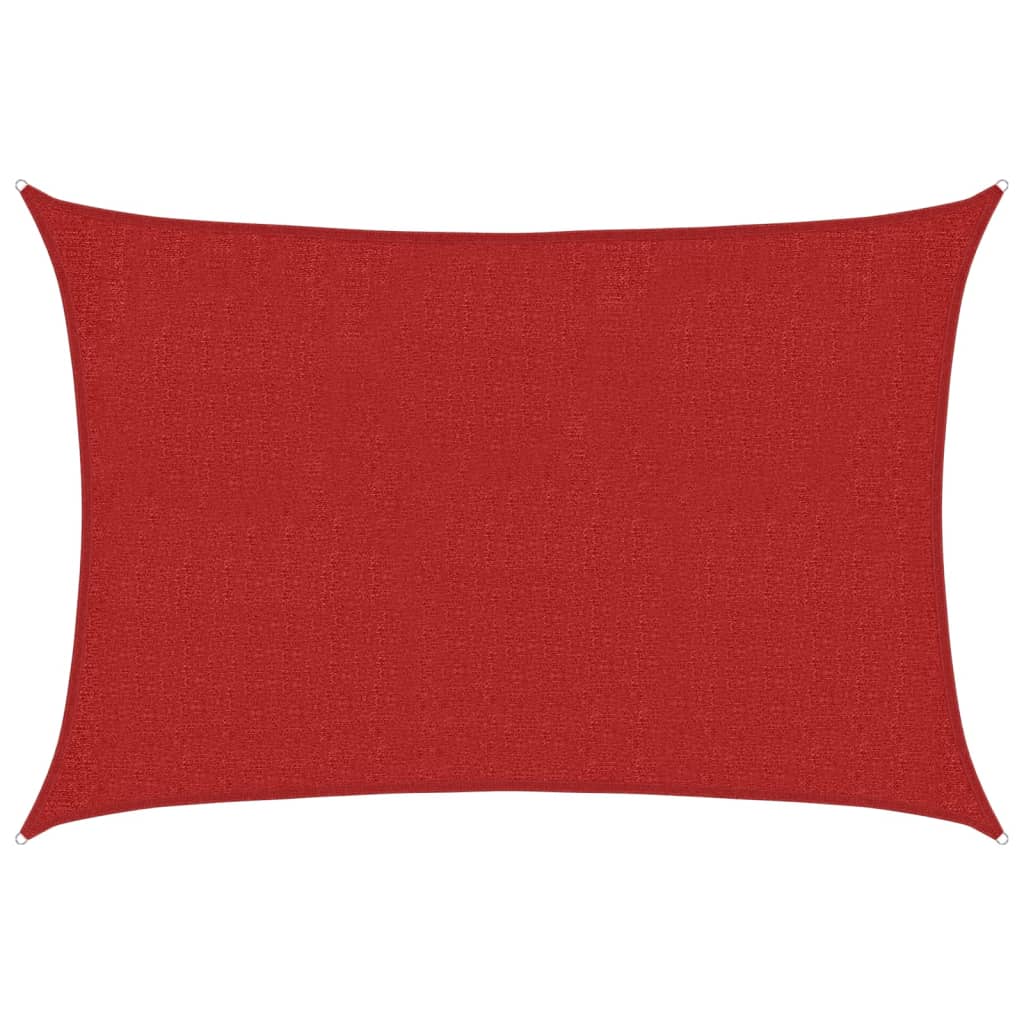 Solsegel 160 g/m² röd 2x2,5 m HDPE