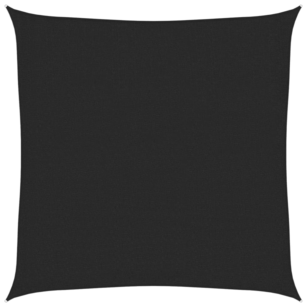 Solsegel 160 g/m² svart 3x3 m HDPE