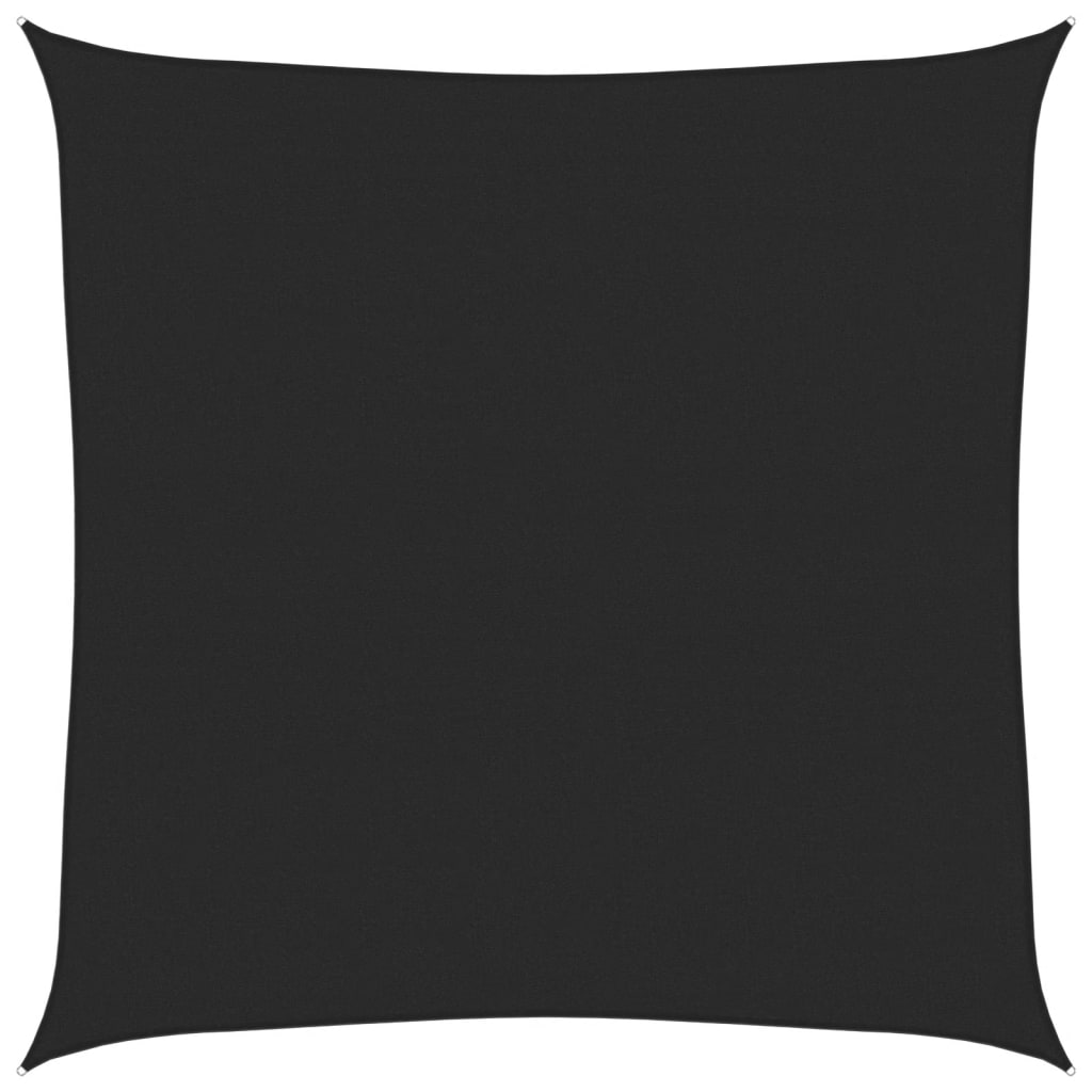 Solsegel 160 g/m² svart 7x7 m HDPE