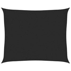 Solsegel 160 g/m² svart 2,5x3 m HDPE