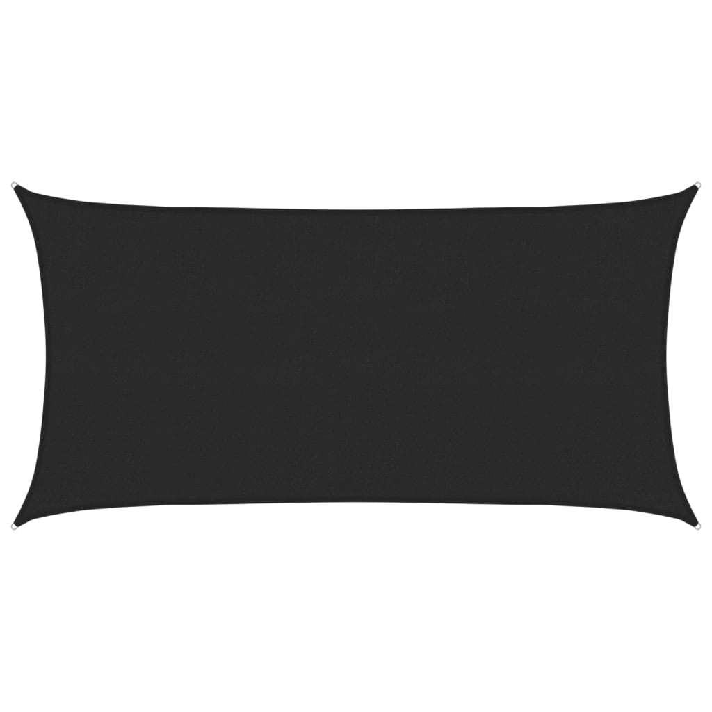 Solsegel 160 g/m² svart 3x6 m HDPE