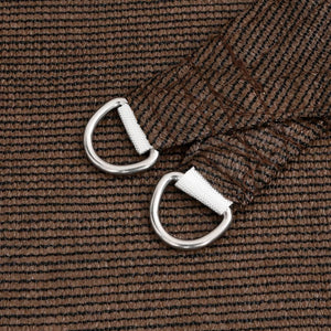 Solsegel 160 g/m² brun 2,5x2,5x3,5 m HDPE