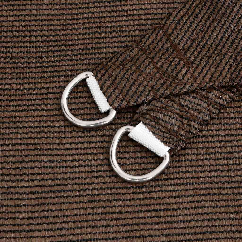 Solsegel 160 g/m² trapezoid brun 4/5x4 m HDPE